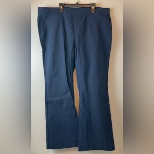 Michel Studio Collection Versatile Alexa Pull On Dress Pants in Navy, Size 18P